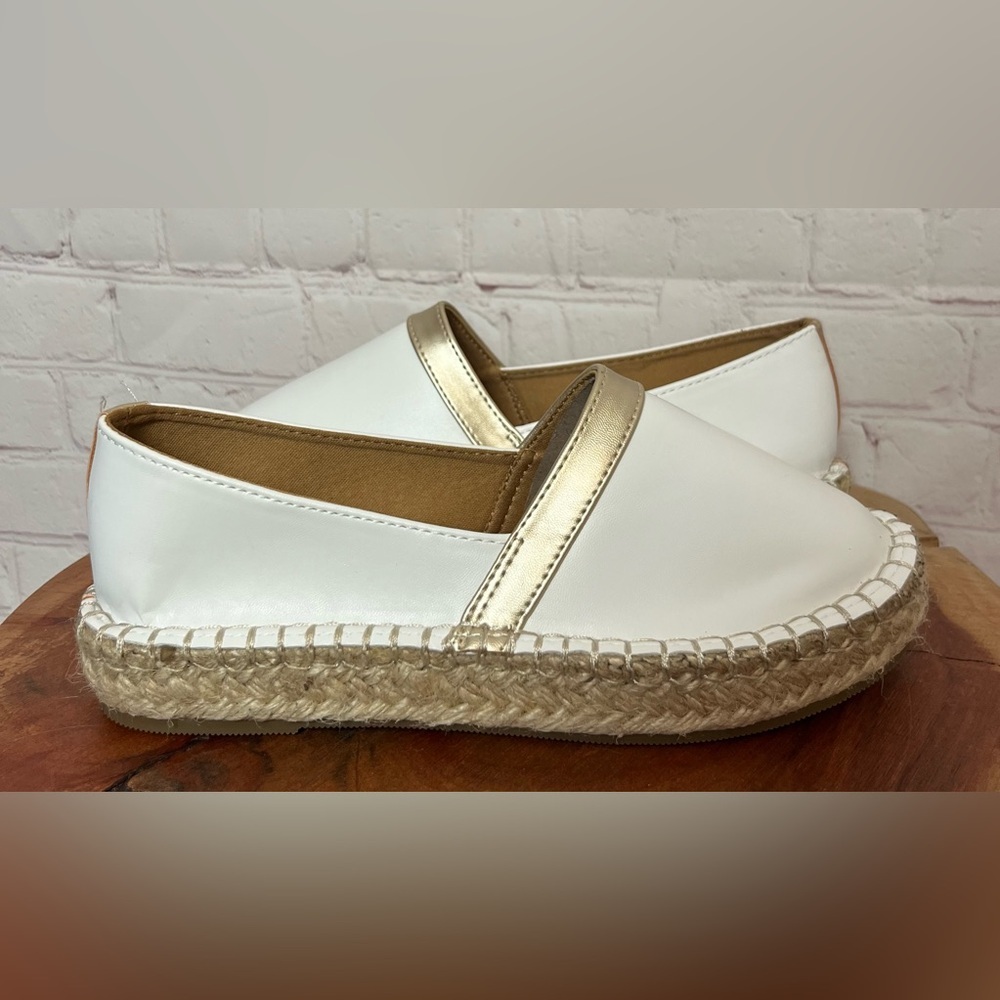 Michelle McDowell Faux Leather Espadrille